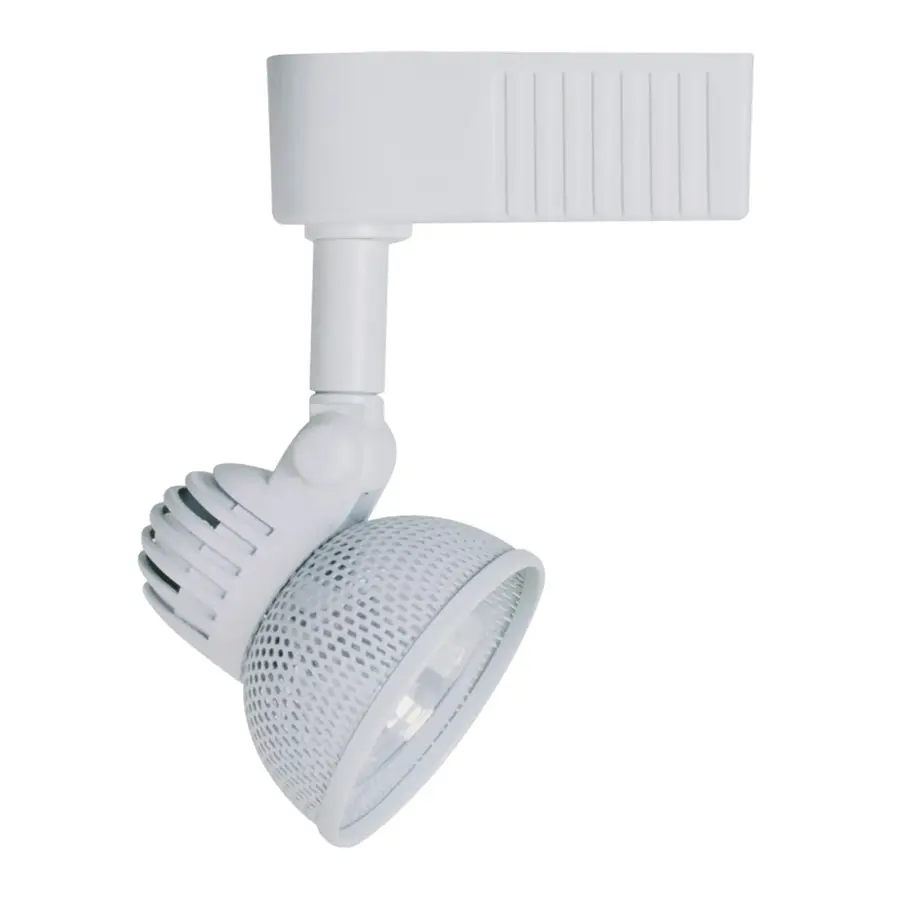 Low Voltage MR-16 Track Fixture in White