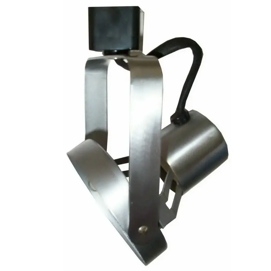 Adjustable Track Light Fixture - Brushed Steel