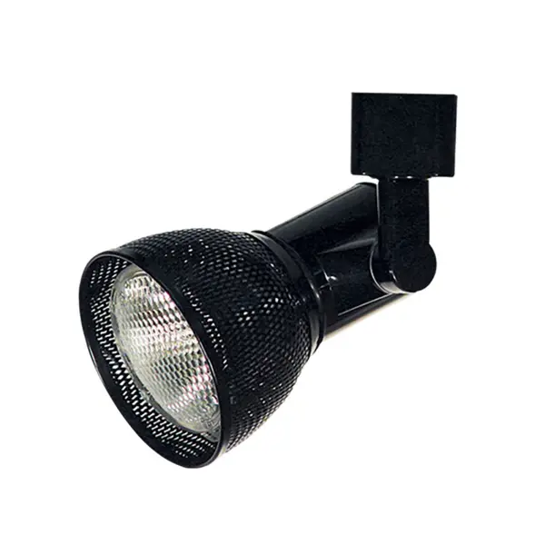 This durable metal track fixture body offers exceptional flexibility with +90° vertical adjustment and 355° rotation capability. Compatible with HT-221 through HT-225 series, it's ideal for accent lighting and task illumination. - alternate view