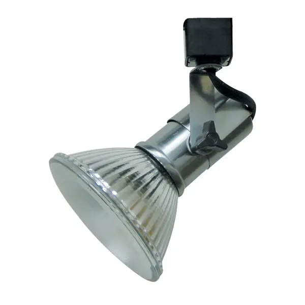 This compact track light offers exceptional flexibility with 90-degree vertical adjustment and 355-degree rotation. Durable metal construction in black steel finish makes it ideal for accent lighting in residential and commercial spaces.