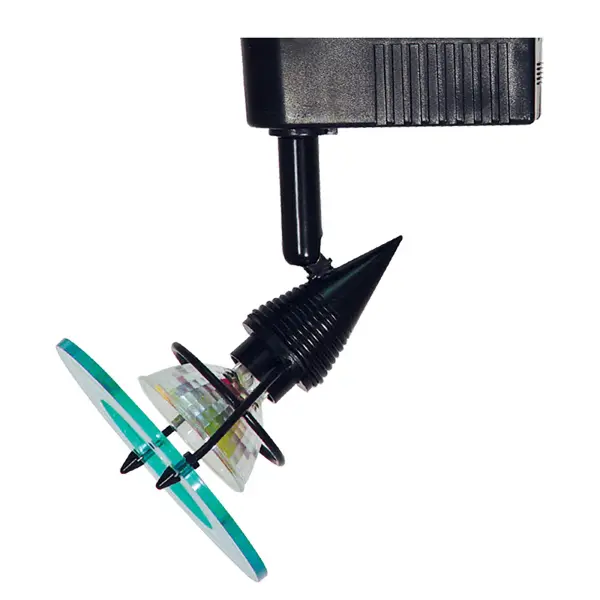 This compact MR-16 track fixture offers exceptional flexibility with 355-degree rotation and 90-degree vertical adjustment. The durable metal construction in black finish provides reliable accent lighting for residential and commercial spaces.