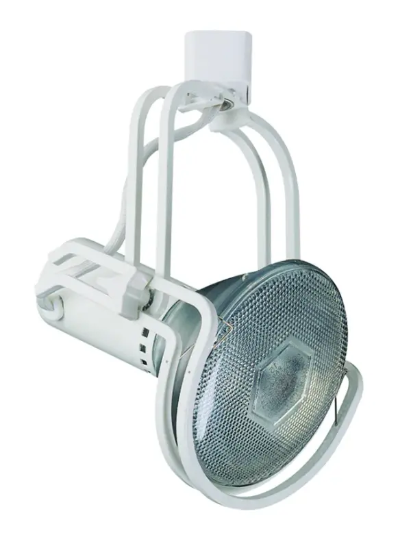 This compact track fixture delivers focused illumination with clean contemporary styling. The white finish integrates seamlessly with modern interiors while the adjustable head provides directional lighting control.