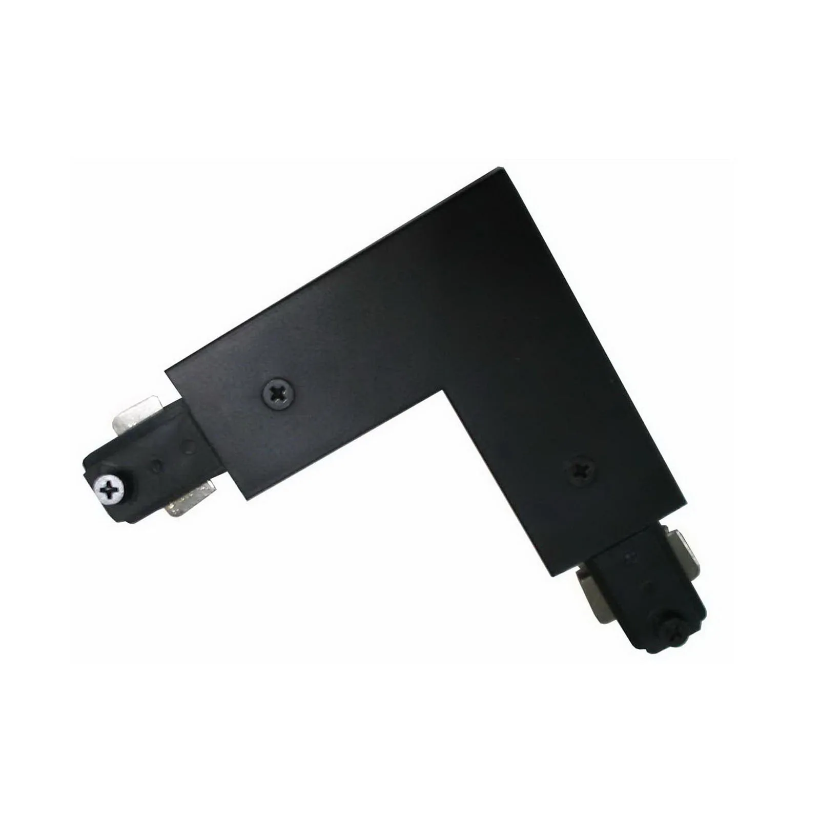 L Connector for Track Lighting - Black