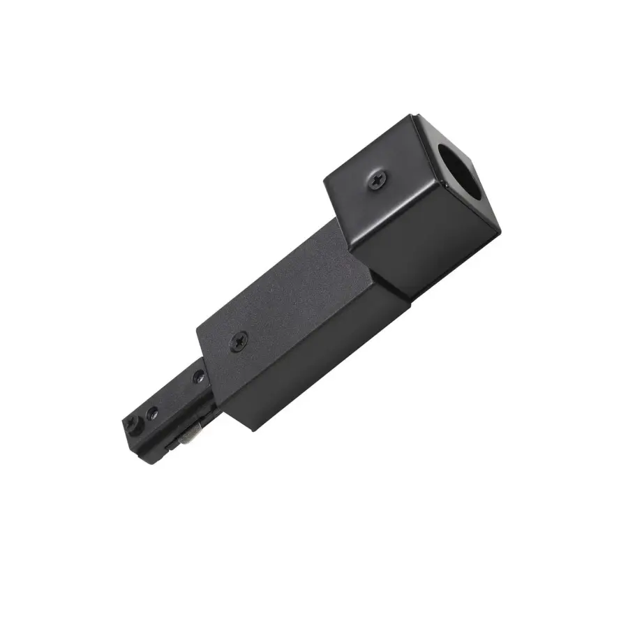 Live End Conduit Fitter - 3 Wire Track Connector