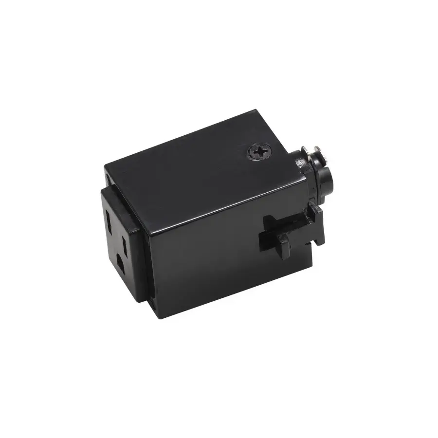 Track Lighting Outlet Adapter - Black