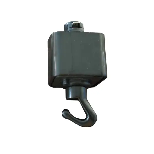 This durable metal adapter seamlessly converts H-type three-wire track systems to accommodate pendant fixtures. Supports up to 20 lbs and 300W, making it ideal for adding pendant lighting flexibility to existing track installations.