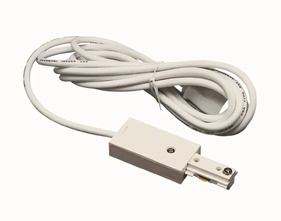 Cal Track Cord & Plug Set in White