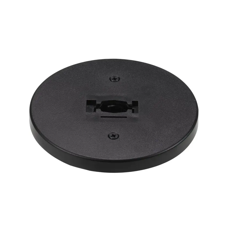 Round Line Voltage Monopoint in Black
