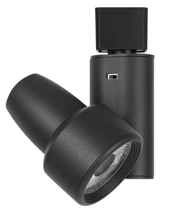 This integrated LED track fixture delivers efficient, directional lighting in a sleek black finish. Perfect for accent lighting, task illumination, or gallery-style displays in contemporary spaces.