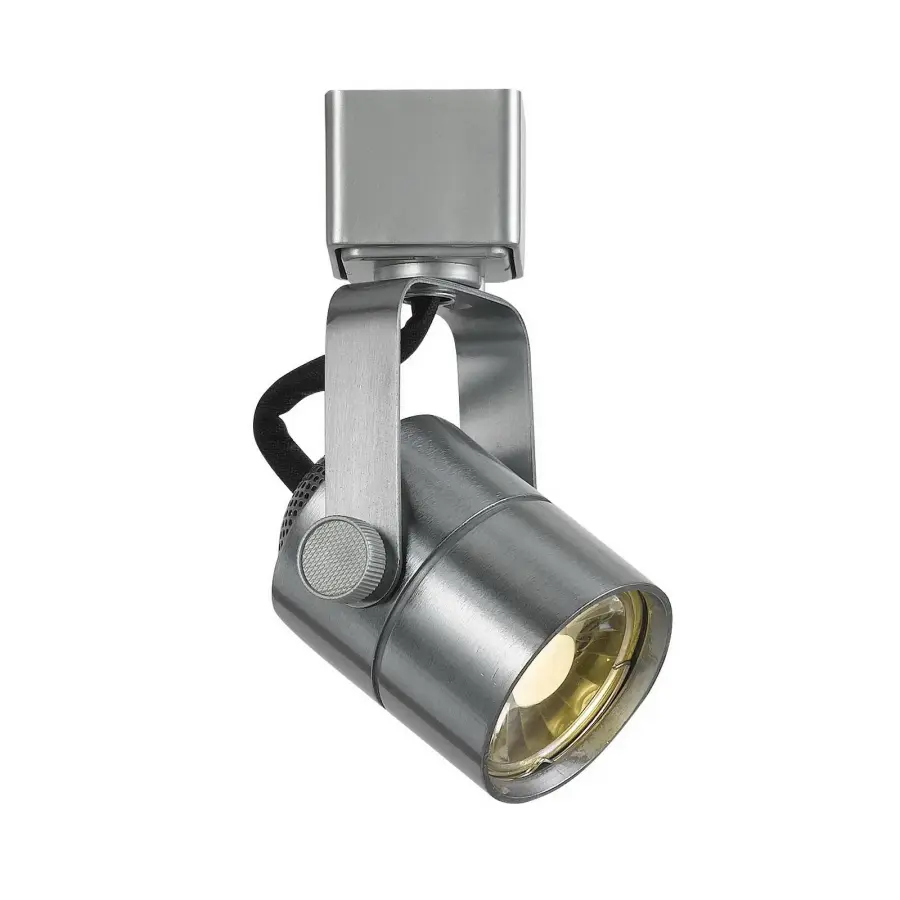 8W LED Track Fixture in Brushed Steel