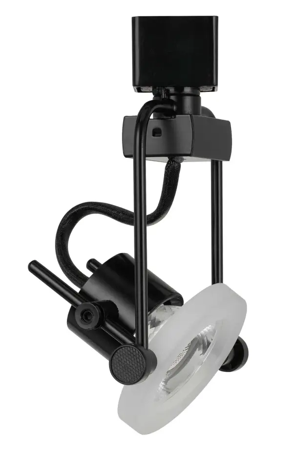 Compact LED track fixture delivers focused illumination with integrated 10W LED technology. The sleek black finish complements modern interiors while providing energy-efficient, directional lighting for any space.