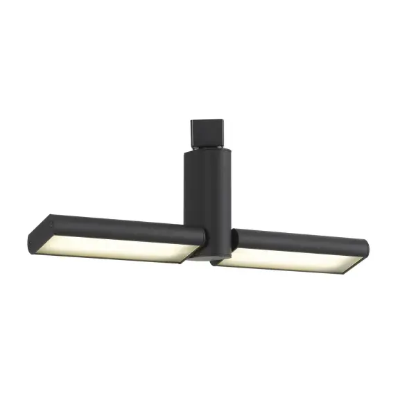 This dimmable LED track fixture delivers 2850 lumens of bright 4000K light, ideal for task lighting and accent applications. The durable metal construction and integrated LED design provide energy-efficient, long-lasting performance.