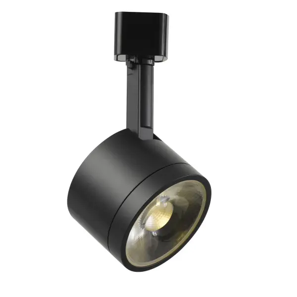 This compact 12W integrated LED track head delivers 960 lumens of warm 3000K light with a focused 24-degree beam spread. Perfect for accent lighting, artwork illumination, or task lighting in residential and commercial spaces.