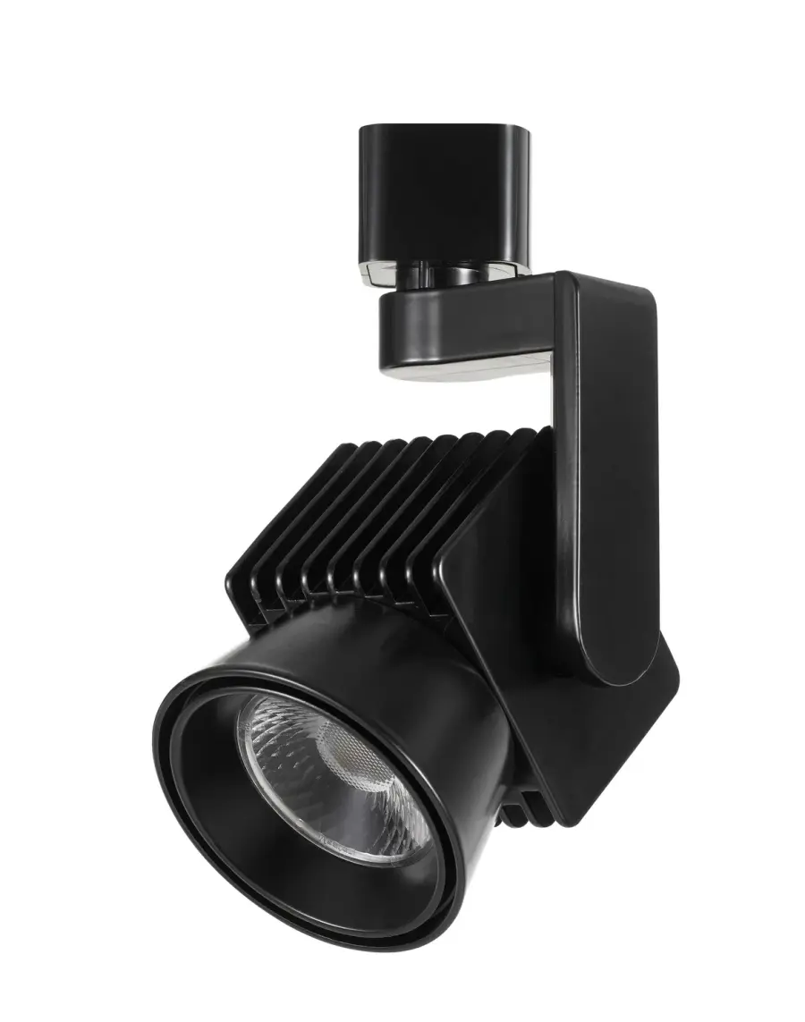 38° Beam LED Track Fixture in Black