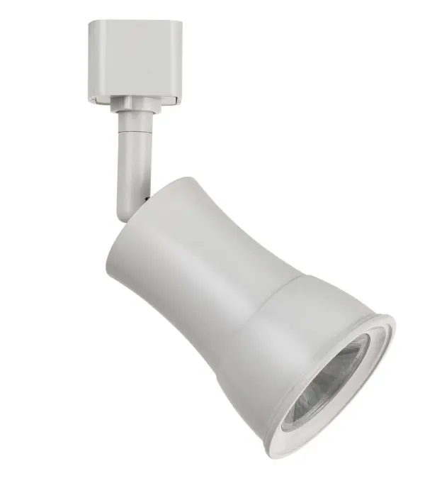 This energy-efficient LED track fixture delivers focused illumination in a clean white finish. Its compact 6.75-inch profile makes it ideal for accent lighting, task lighting, or highlighting artwork and displays.