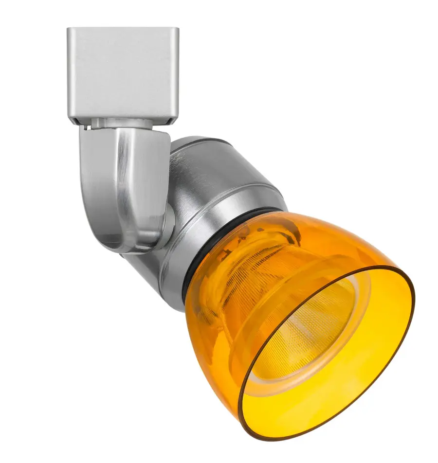 LED Track Fixture in Brushed Steel