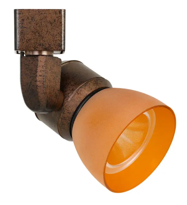 This energy-efficient LED track fixture combines modern lighting technology with an industrial aesthetic. The rust finish adds warmth and character while the integrated 10W LED provides focused illumination.