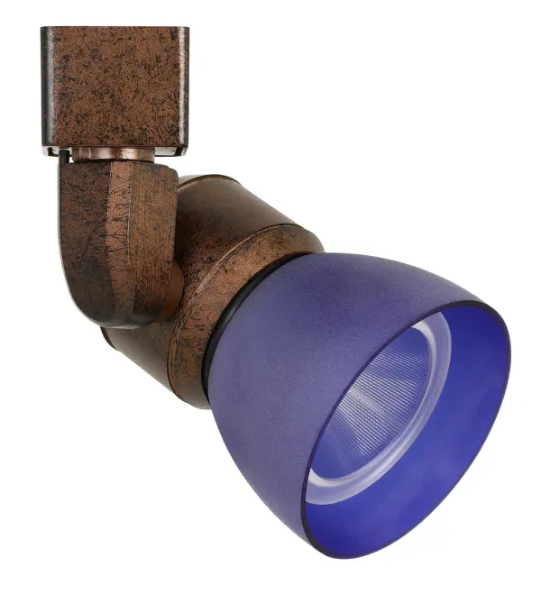 This energy-efficient LED track fixture delivers focused task lighting with an industrial aesthetic. The integrated 10W LED provides reliable illumination while the rust finish adds character to modern spaces.