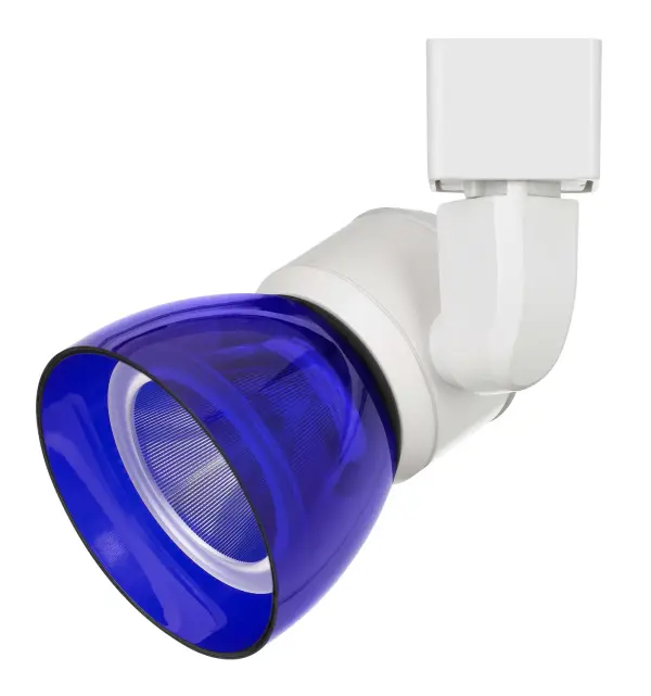 This energy-efficient LED track fixture delivers focused illumination with integrated 10W LED technology. Its compact white finish design works seamlessly in modern spaces requiring adjustable directional lighting.