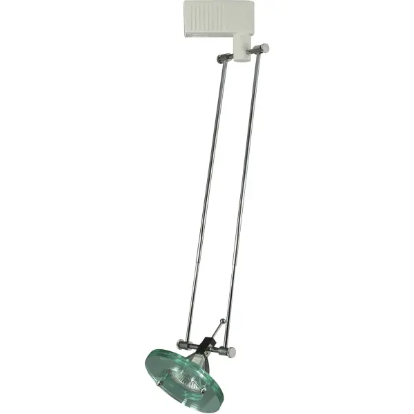 This adjustable track light offers exceptional flexibility with 355-degree rotation and telescopic extension up to 28 inches. The low voltage MR-16 design provides focused accent lighting with energy efficiency.