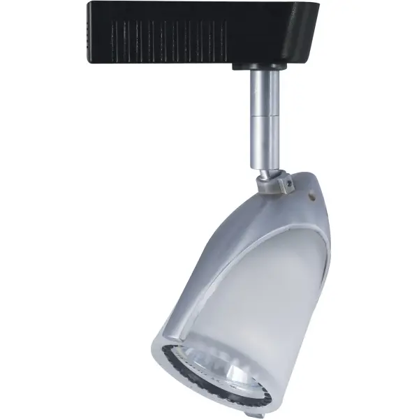 This mini MR-16 track head offers exceptional flexibility with 355-degree rotation and 30-degree tilt capability. The durable metal construction and integrated transformer make it ideal for accent lighting in residential and commercial spaces.