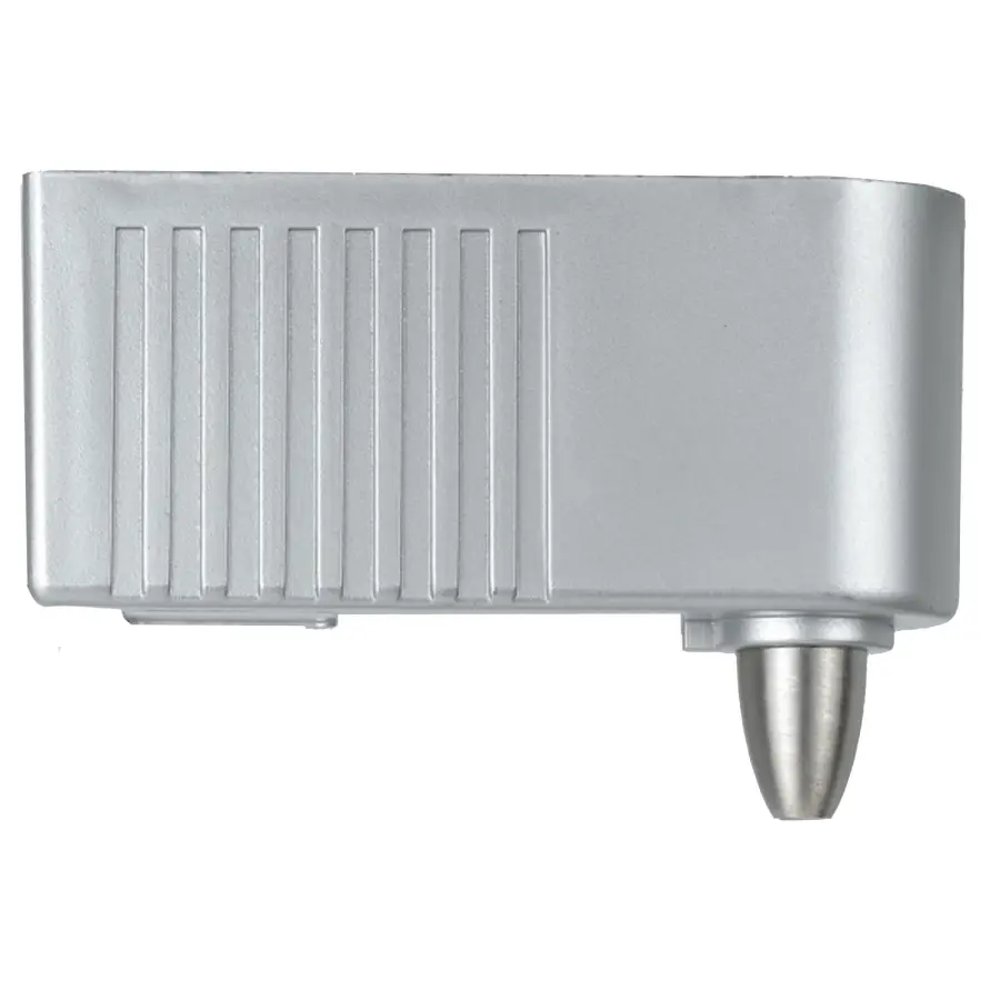 Low Voltage Track Adapter - Brushed Steel