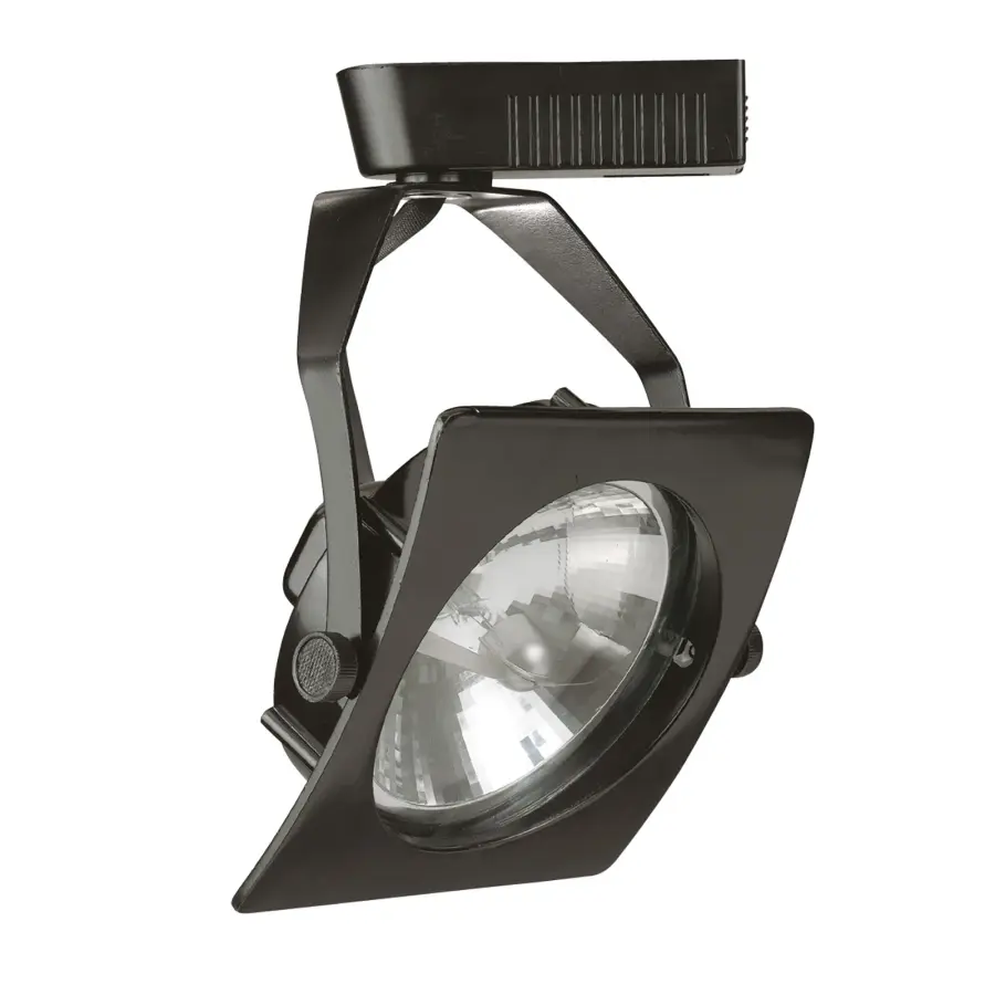 AR-111 Square Track Fixture in White