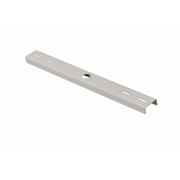 Durable metal track holder designed for HT-294 compatibility with H-type three-wire single circuit track systems. Ready to install with no assembly required, offering reliable support for track lighting configurations.