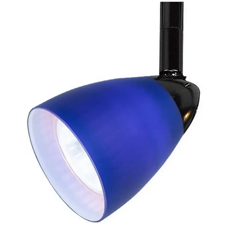 Serpentine Track One Light Track Fixture in Black
