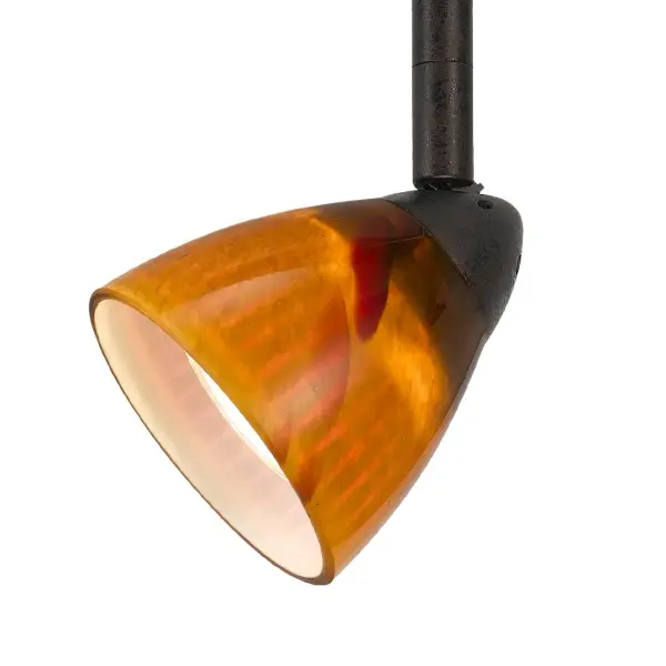 The Serpentine Track fixture brings industrial charm to track lighting systems with its rust finish and compact 3.5-inch profile. Ideal for accent lighting and directional illumination in modern spaces.