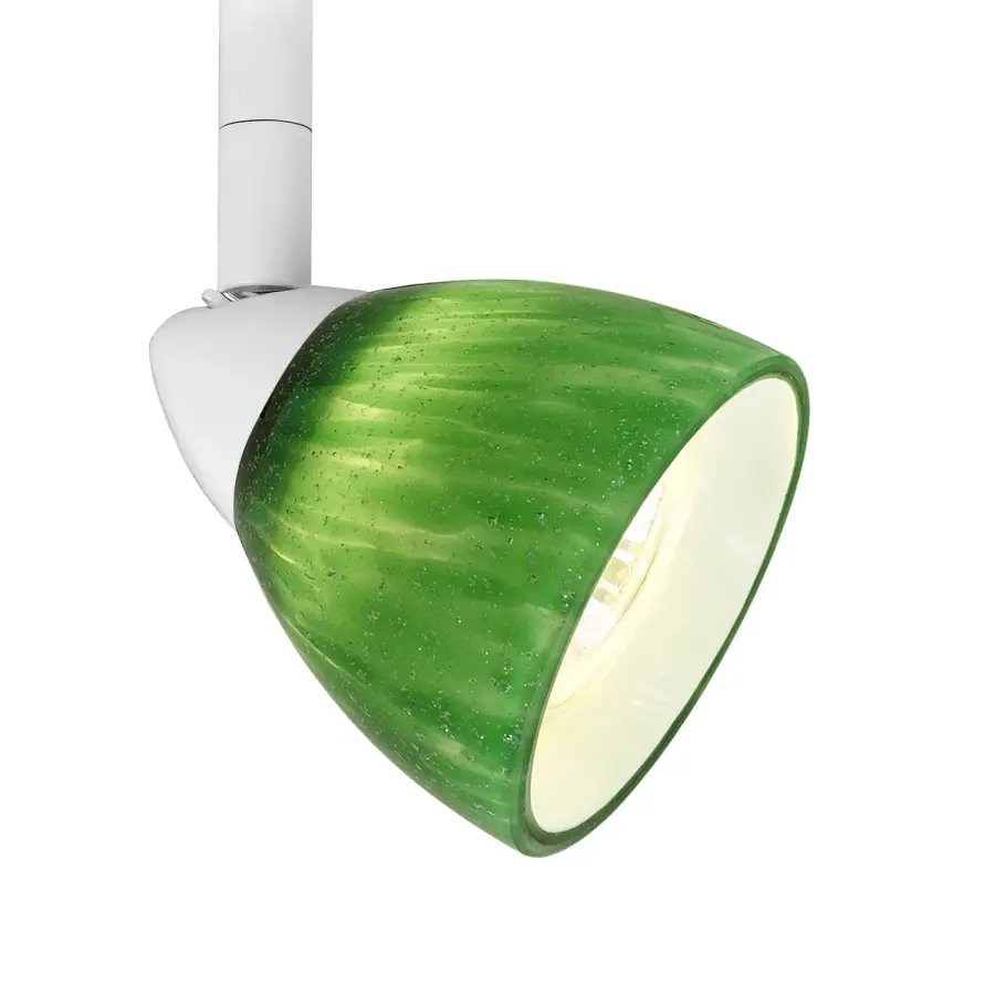 Serpentine Track One Light Track Fixture in White