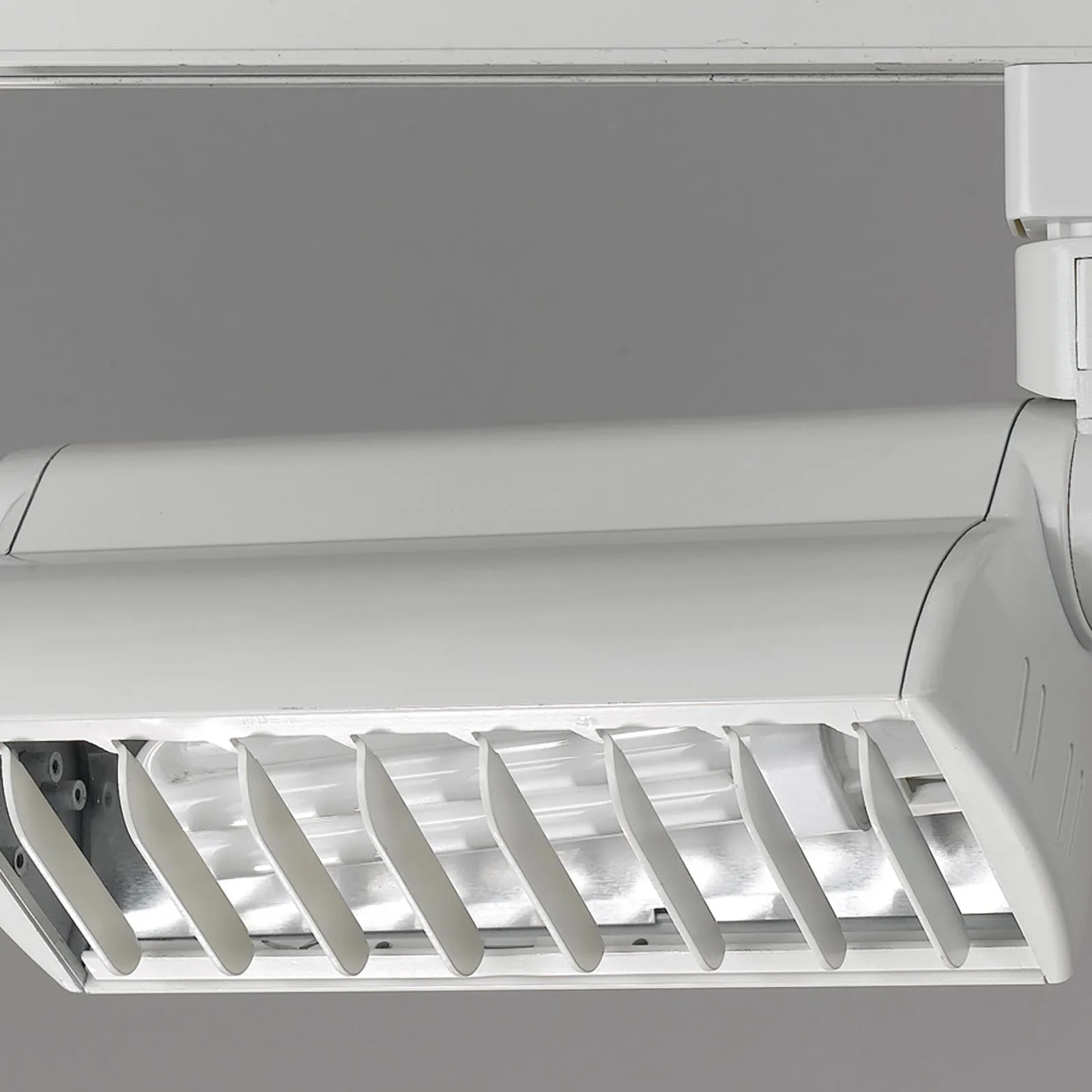 26W Fluorescent Track Light Head - White