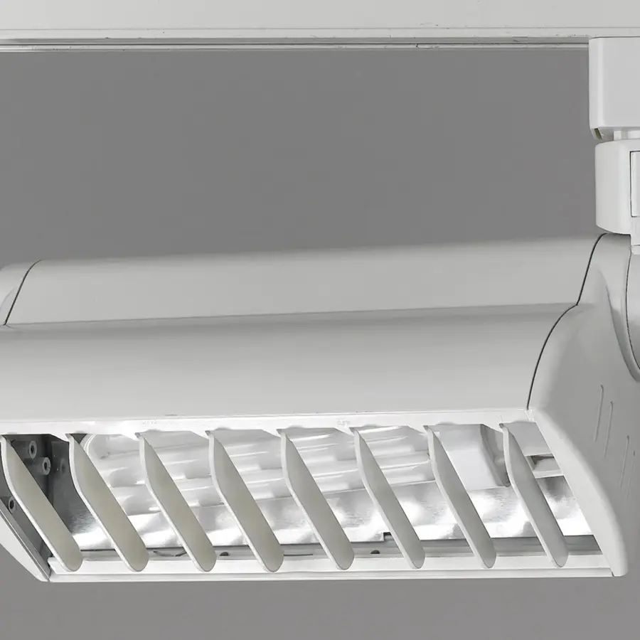 26W Fluorescent Track Light Head - White
