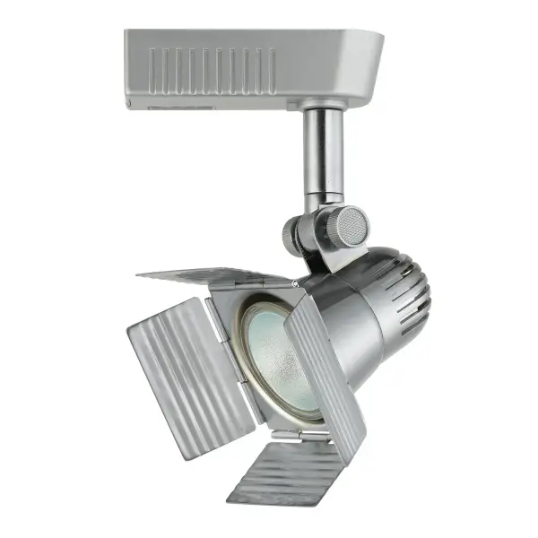 This compact MR-16 track head offers exceptional directional control with 355-degree rotation and 90-degree tilt from horizontal. Durable metal construction ensures longevity in residential and commercial applications.