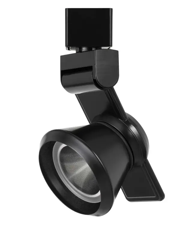This sleek black track fixture delivers efficient LED lighting in a compact design. Perfect for accent lighting or task illumination, it features integrated LED technology for energy savings and long life.