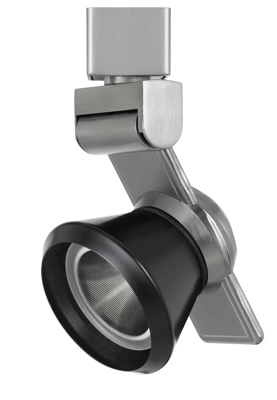 LED Track Fixture in Brushed Steel