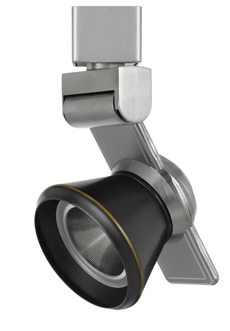 LED Track Fixture in Brushed Steel