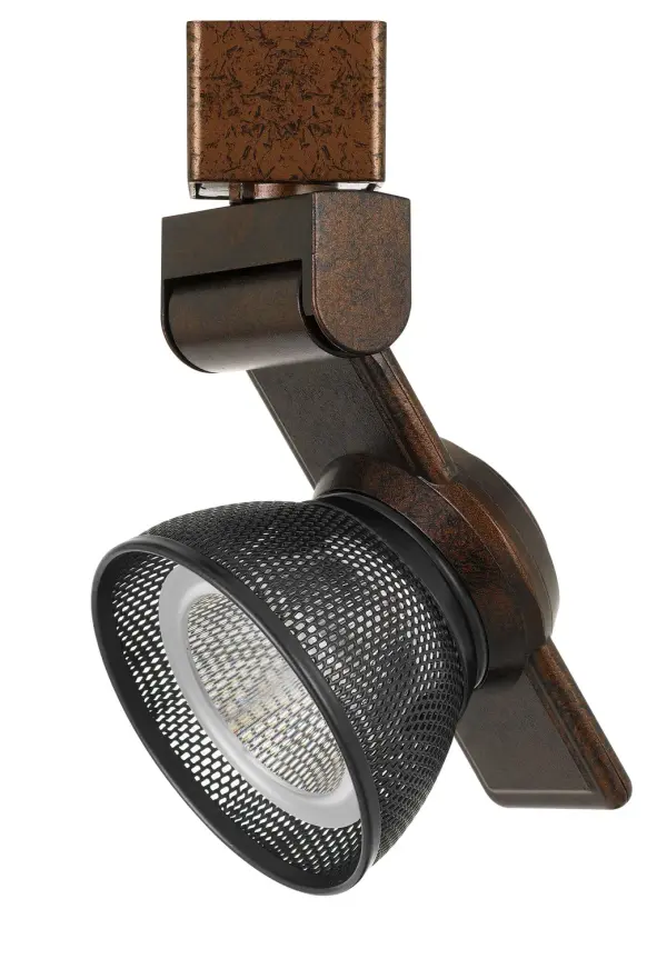 This energy-efficient LED track fixture combines modern integrated lighting technology with an industrial rust finish. Its compact 6-inch profile makes it ideal for accent and task lighting in residential and commercial spaces.