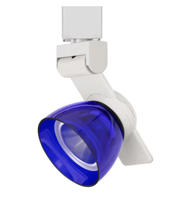 This compact LED track fixture delivers efficient, integrated lighting in a clean white finish. Perfect for highlighting artwork, task areas, or creating layered lighting schemes in modern spaces.