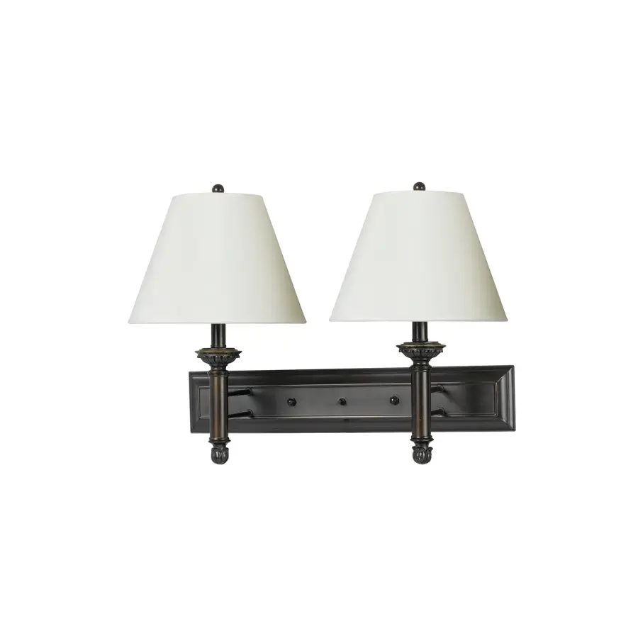 Hotel Wall Lamp with Fabric Shade