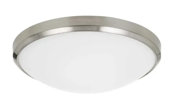This 15.25-inch LED flush mount delivers efficient, integrated lighting in a sleek painted steel finish. Perfect for low-ceiling spaces requiring modern, unobtrusive illumination with minimal maintenance.