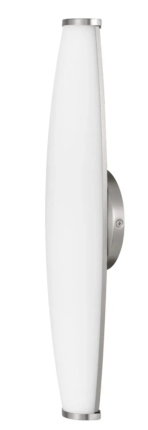 Carmona LED Vanity Light in Brushed Steel