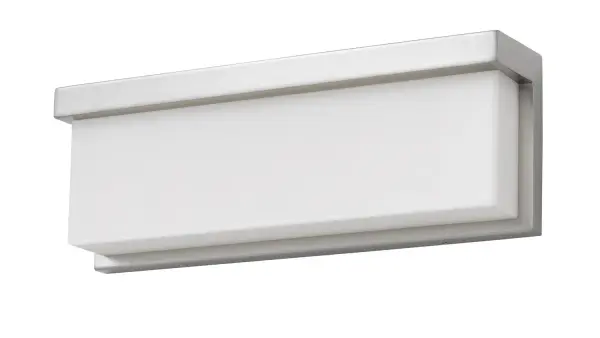 Almeria LED Vanity Light in Brushed Steel