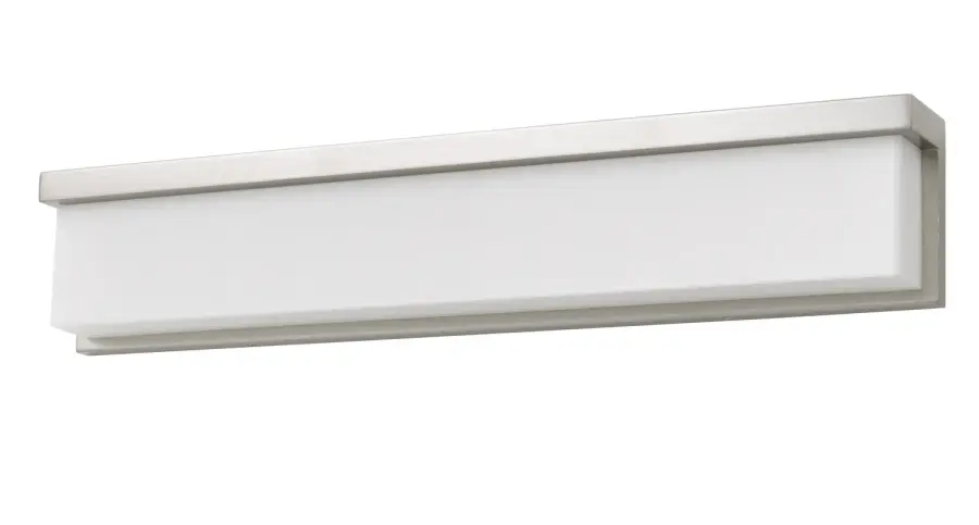 Almeria LED Vanity Light in Brushed Steel