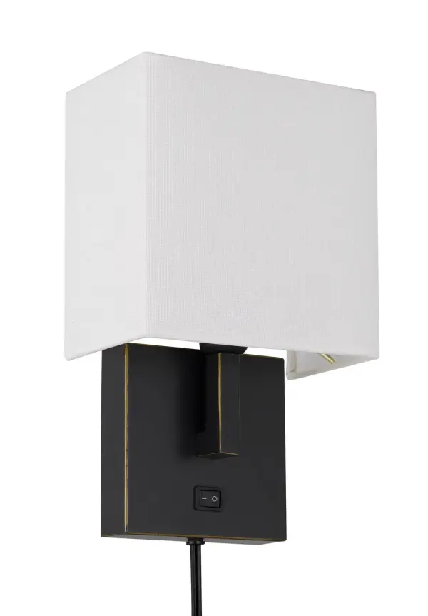 The Oberlin wall lamp delivers understated elegance with its dark bronze finish and compact 11.5-inch profile. Perfect for hallways, bathrooms, and transitional spaces requiring subtle ambient lighting.