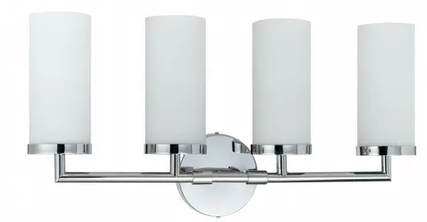 Vanity Four Light Wall Lamp in Chrome