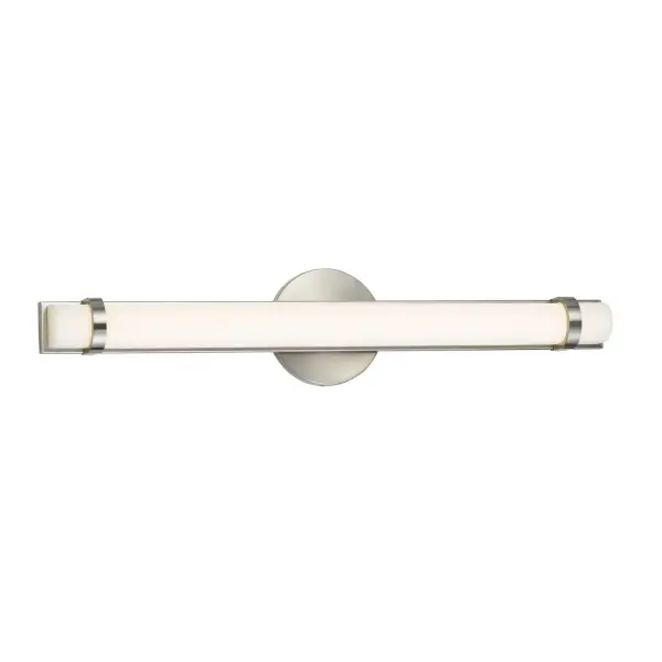 26W LED Vanity Light - Brushed Steel
