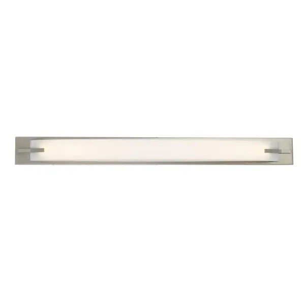 43" LED Vanity Light in Brushed Steel - Image 1