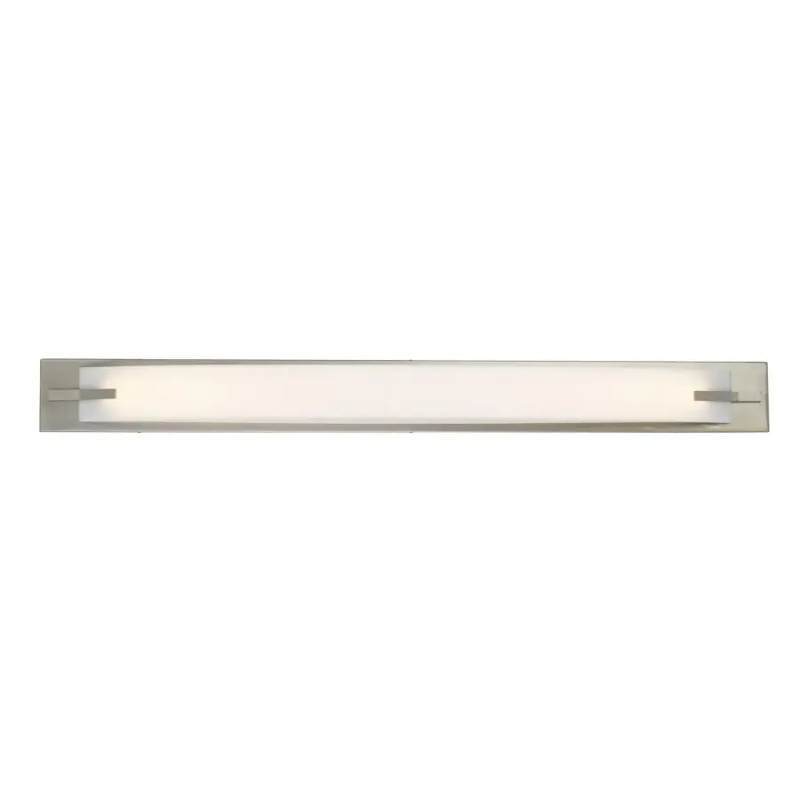43" LED Vanity Light in Brushed Steel - Image 1