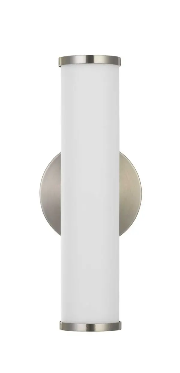 Brentwood LED Vanity Light in Brushed Steel